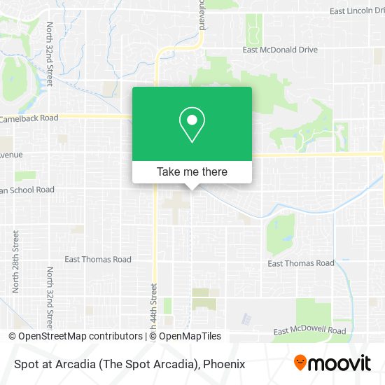 Mapa de Spot at Arcadia (The Spot Arcadia)