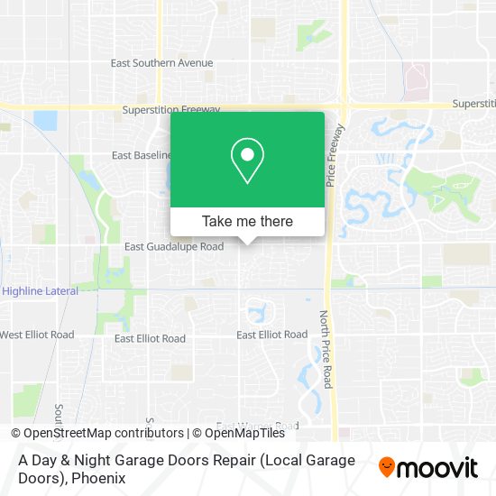 A Day & Night Garage Doors Repair (Local Garage Doors) map