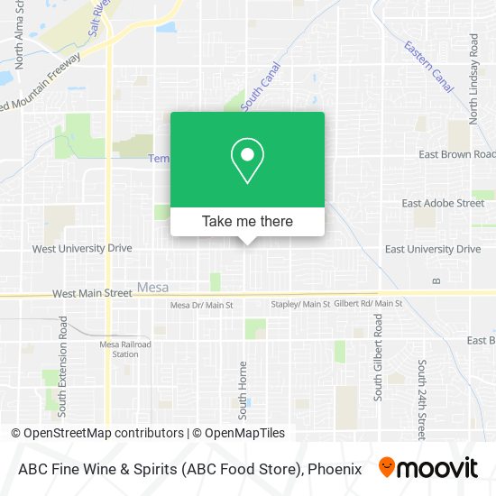 ABC Fine Wine & Spirits (ABC Food Store) map