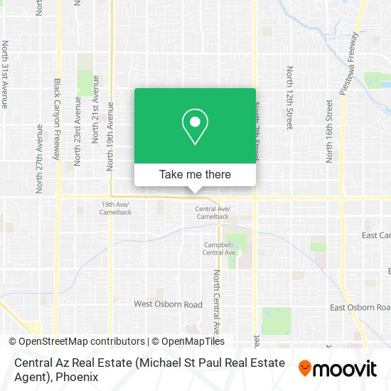 Mapa de Central Az Real Estate (Michael St Paul Real Estate Agent)