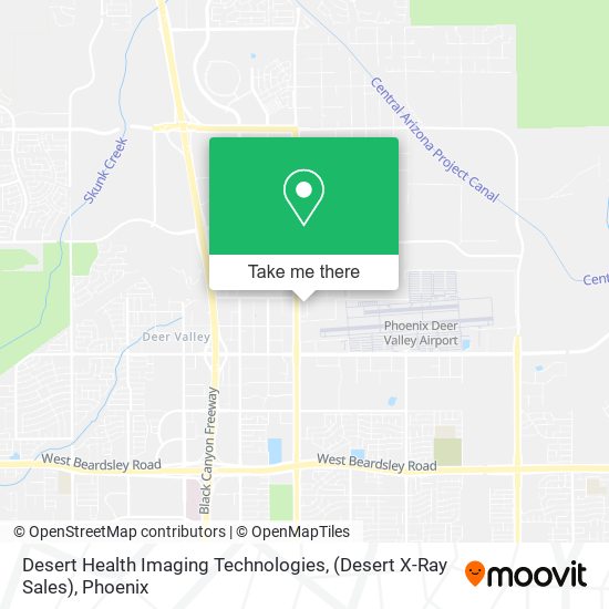 Desert Health Imaging Technologies, (Desert X-Ray Sales) map