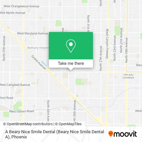 A Beary Nice Smile Dental map