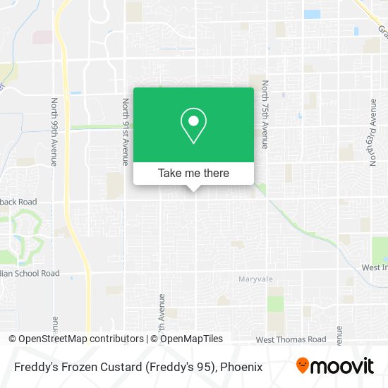 Mapa de Freddy's Frozen Custard (Freddy's 95)