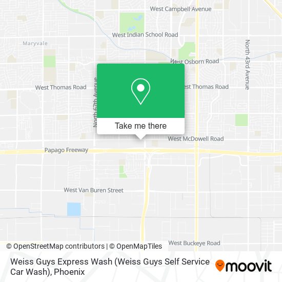 Mapa de Weiss Guys Express Wash (Weiss Guys Self Service Car Wash)