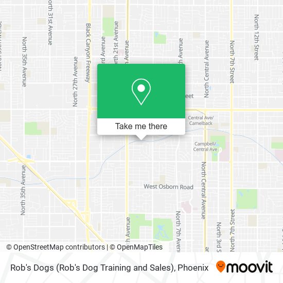 Mapa de Rob's Dogs (Rob's Dog Training and Sales)