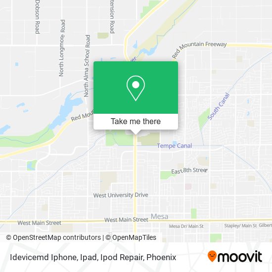 Mapa de Idevicemd Iphone, Ipad, Ipod Repair