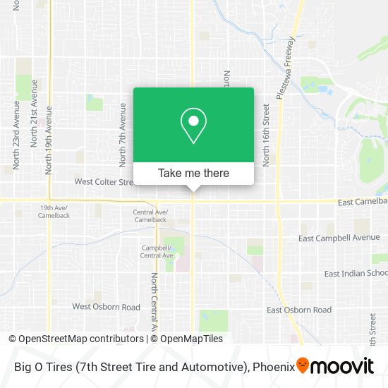 Big O Tires (7th Street Tire and Automotive) map