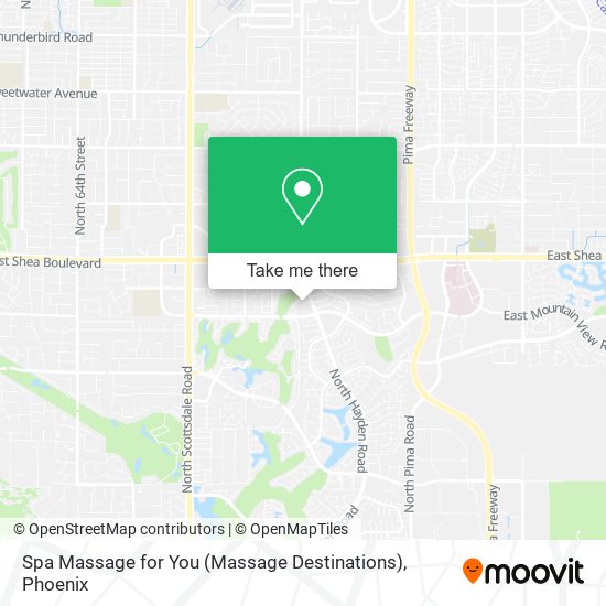 Spa Massage for You (Massage Destinations) map