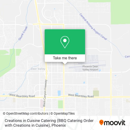 Mapa de Creations in Cuisine Catering (BBQ Catering Order with Creations in Cuisine)