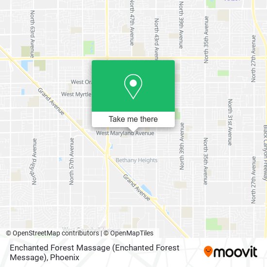 Enchanted Forest Massage (Enchanted Forest Message) map