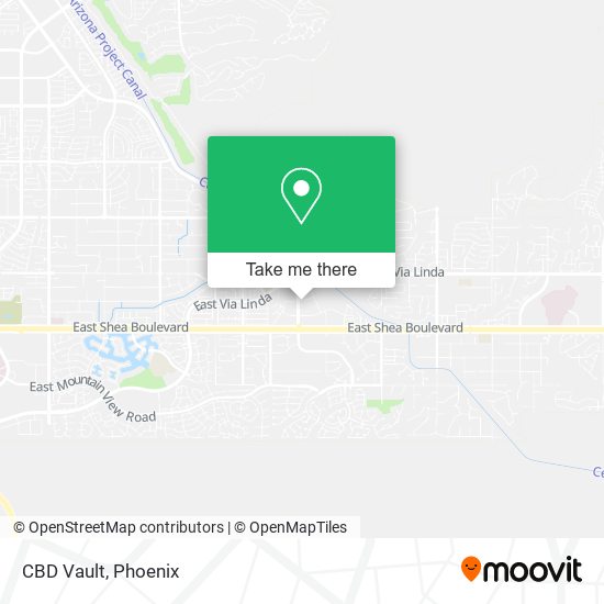 CBD Vault map