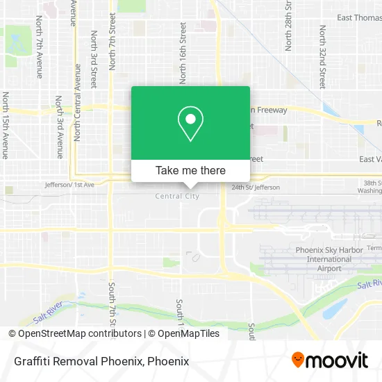 Graffiti Removal Phoenix map