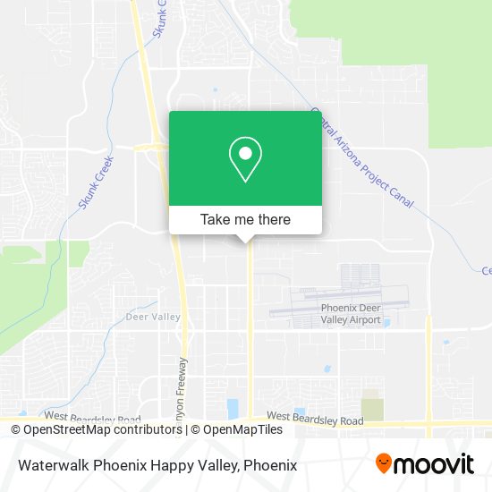 Mapa de Waterwalk Phoenix Happy Valley