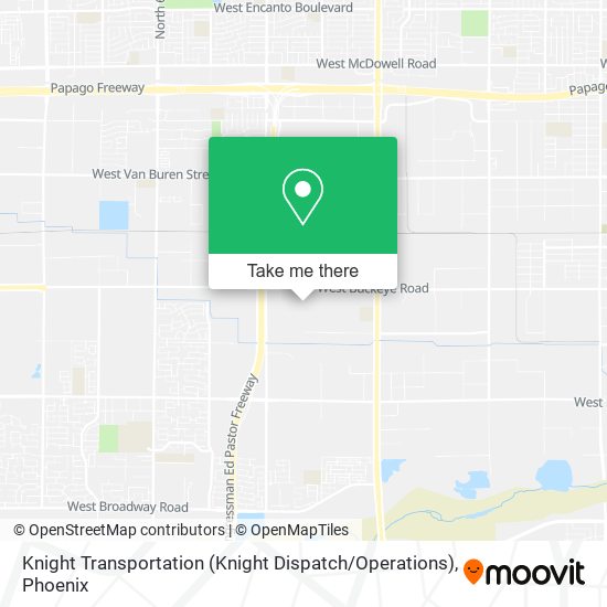 Knight Transportation (Knight Dispatch / Operations) map