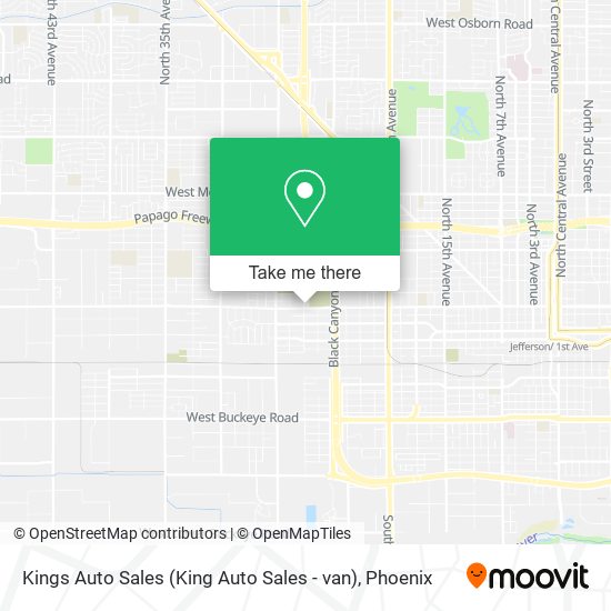 Kings Auto Sales (King Auto Sales - van) map
