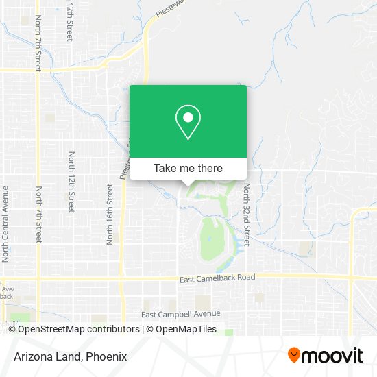 Mapa de Arizona Land