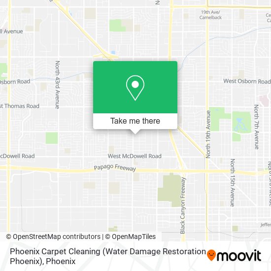 Phoenix Carpet Cleaning (Water Damage Restoration Phoenix) map