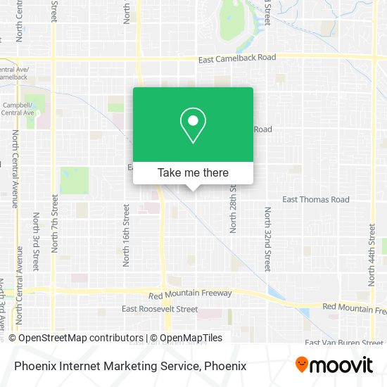 Phoenix Internet Marketing Service map