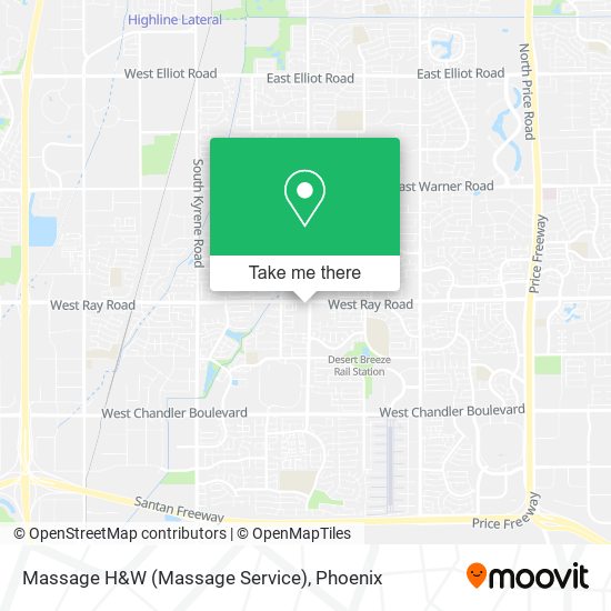 Massage H&W (Massage Service) map