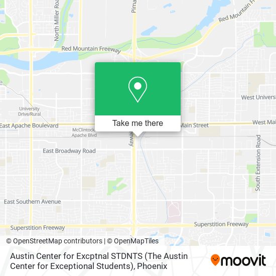 Austin Center for Excptnal STDNTS (The Austin Center for Exceptional Students) map