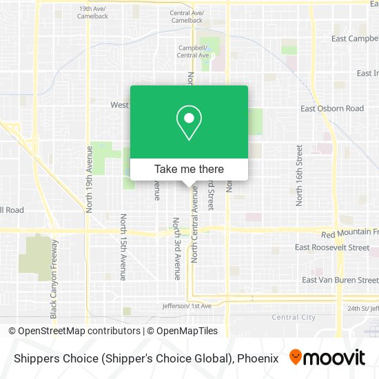 Shippers Choice (Shipper's Choice Global) map