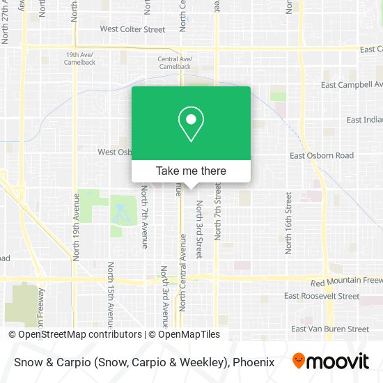 Snow & Carpio (Snow, Carpio & Weekley) map