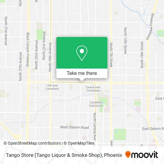 Mapa de Tango Store (Tango Liquor & Smoke Shop)