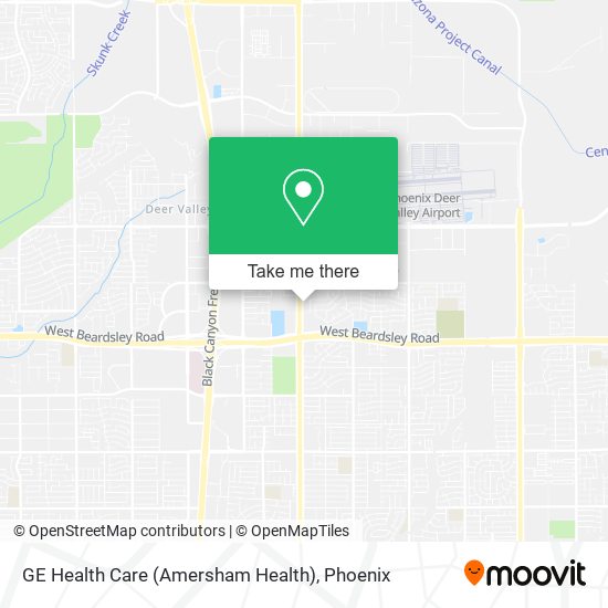 Mapa de GE Health Care (Amersham Health)