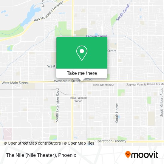 The Nile (Nile Theater) map