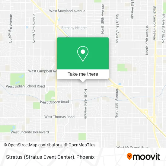Stratus (Stratus Event Center) map