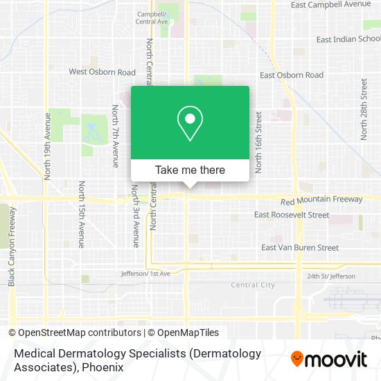 Mapa de Medical Dermatology Specialists (Dermatology Associates)