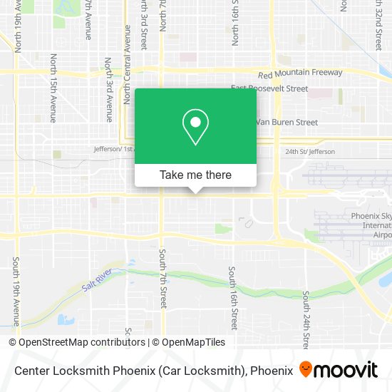 Center Locksmith Phoenix (Car Locksmith) map