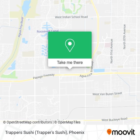 Mapa de Trappers Sushi (Trapper's Sushi)