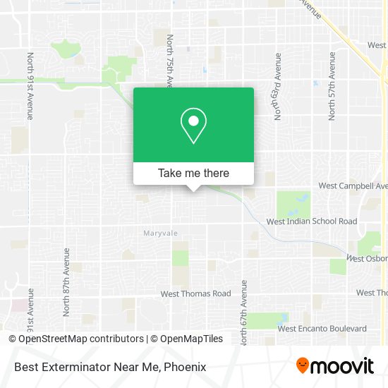 Mapa de Best Exterminator Near Me