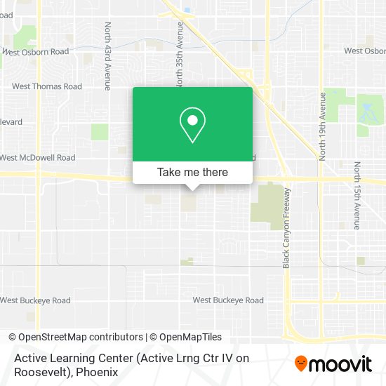 Active Learning Center (Active Lrng Ctr IV on Roosevelt) map