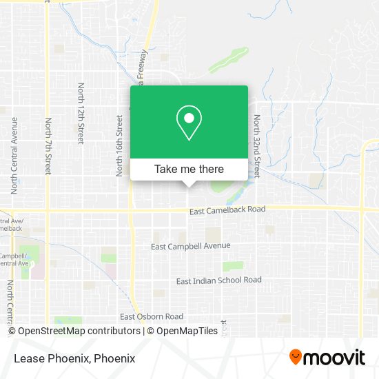 Mapa de Lease Phoenix