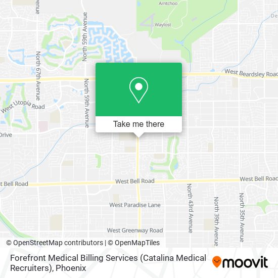 Mapa de Forefront Medical Billing Services (Catalina Medical Recruiters)