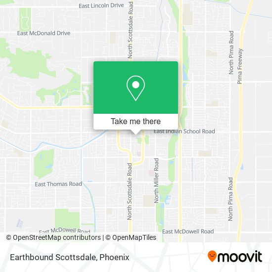 Earthbound Scottsdale map