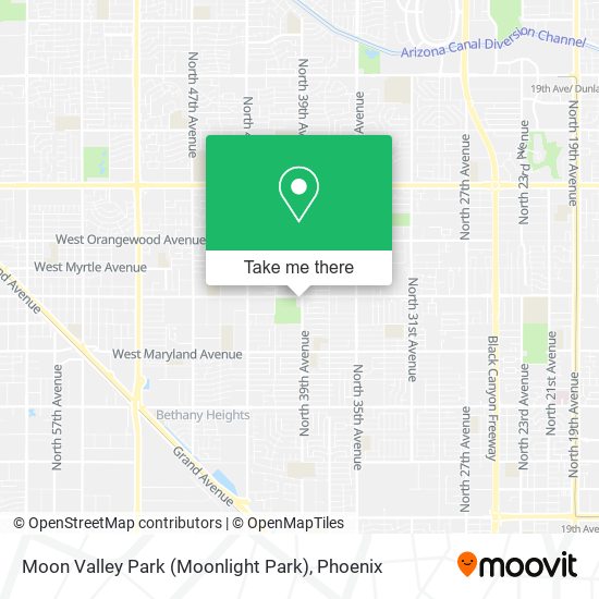 Moon Valley Park (Moonlight Park) map