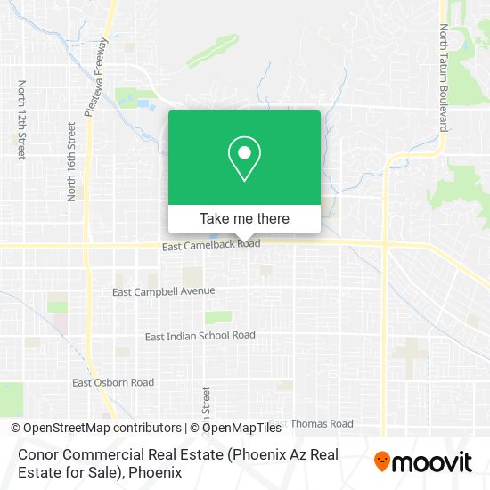 Conor Commercial Real Estate (Phoenix Az Real Estate for Sale) map