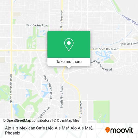 Mapa de Ajo al's Mexican Cafe (Ajo Als Me* Ajo Als Me)