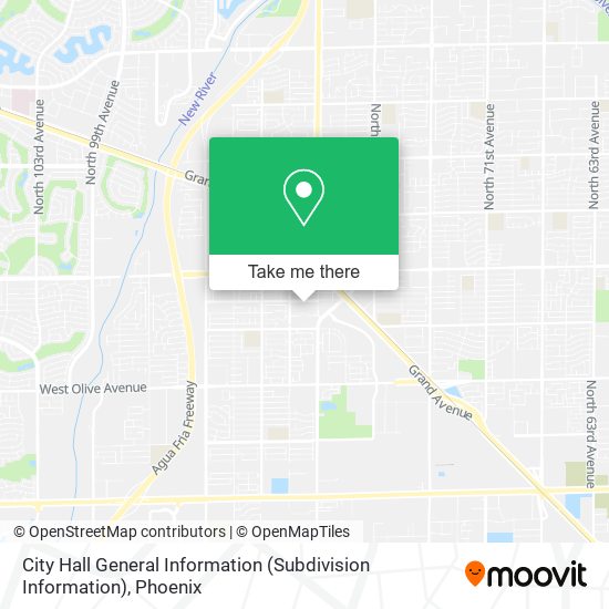 Mapa de City Hall General Information (Subdivision Information)