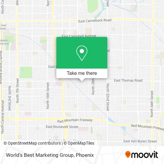 Mapa de World's Best Marketing Group