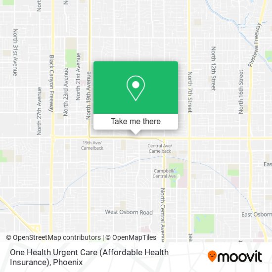 Mapa de One Health Urgent Care (Affordable Health Insurance)