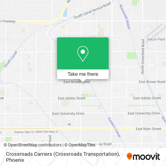 Mapa de Crossroads Carriers (Crossroads Transportation)