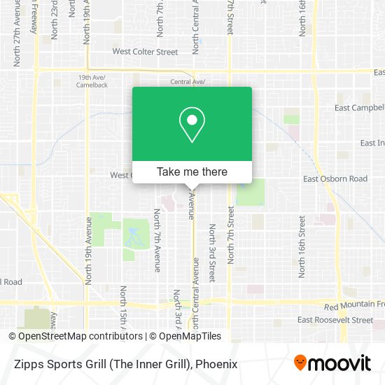 Zipps Sports Grill (The Inner Grill) map