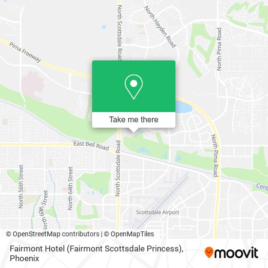 Mapa de Fairmont Hotel (Fairmont Scottsdale Princess)