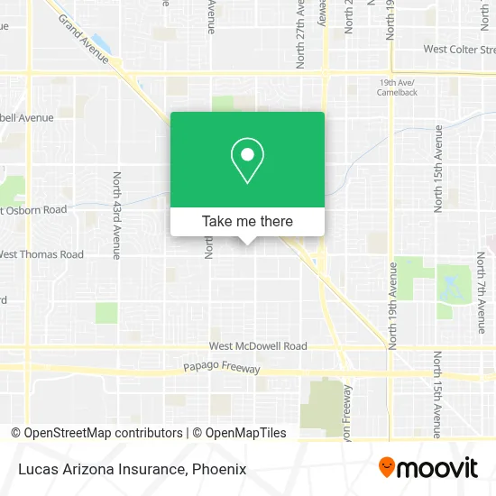 Lucas Arizona Insurance map