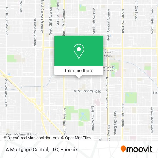 A Mortgage Central, LLC map