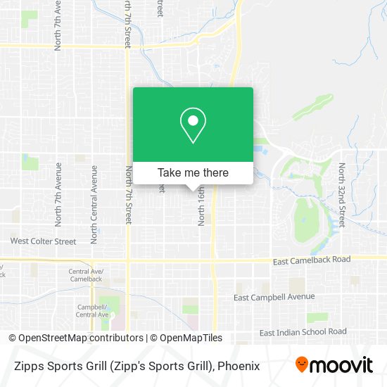 Zipps Sports Grill (Zipp's Sports Grill) map